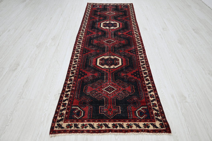 black Runner rug 3' 1" x 9' 4"