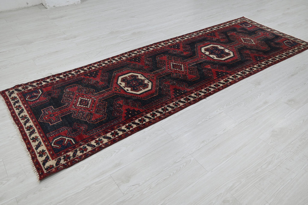 black Runner rug 3' 1" x 9' 4"