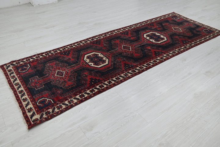 black Runner rug 3' 1" x 9' 4"