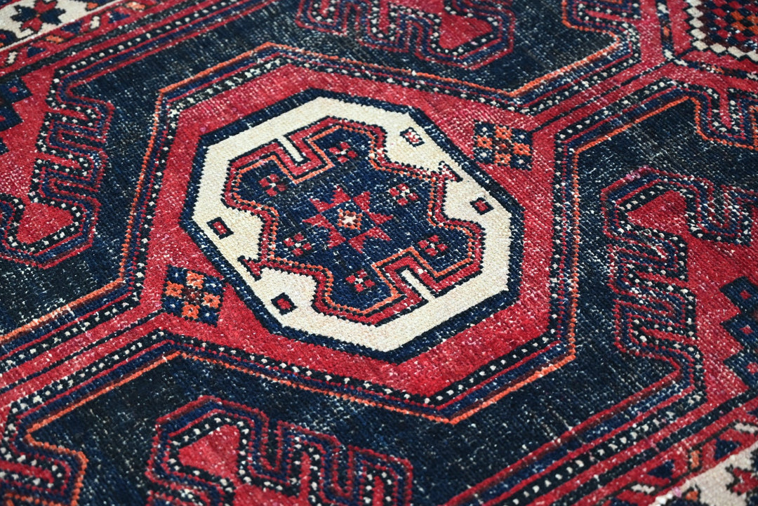 black Runner rug 3' 1" x 9' 4"