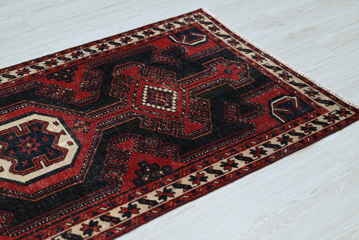 black Runner rug 3' 1" x 9' 4"