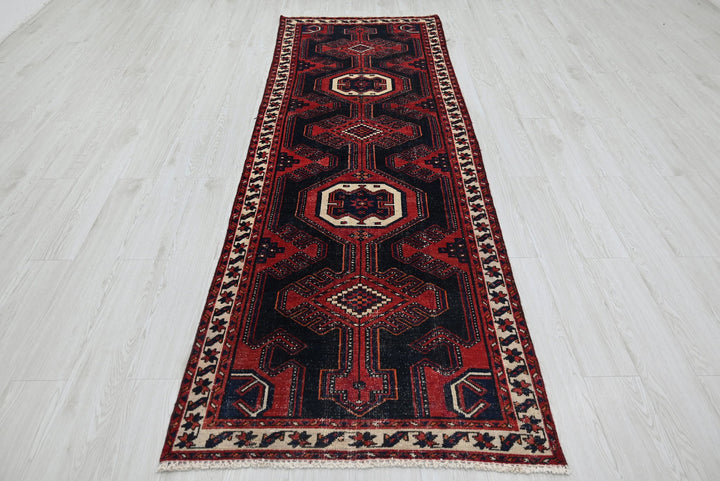 black Runner rug 3' 1" x 9' 4"