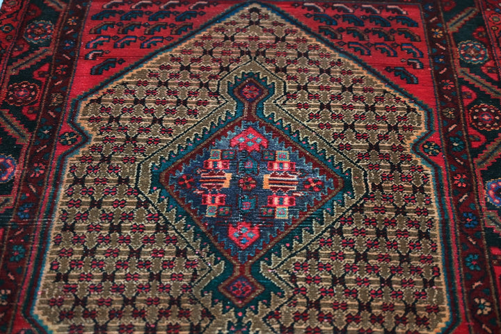 brown Runner rug 3' 4" x 9' 6"