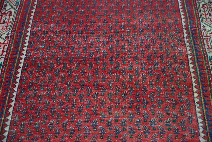 red Runner rug 3' 4" x 9' 10"