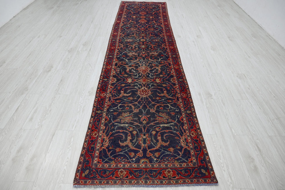 blue Runner rug 3' 2" x 13' 1"