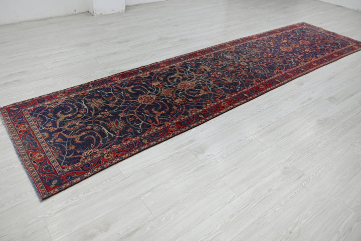 blue Runner rug 3' 2" x 13' 1"