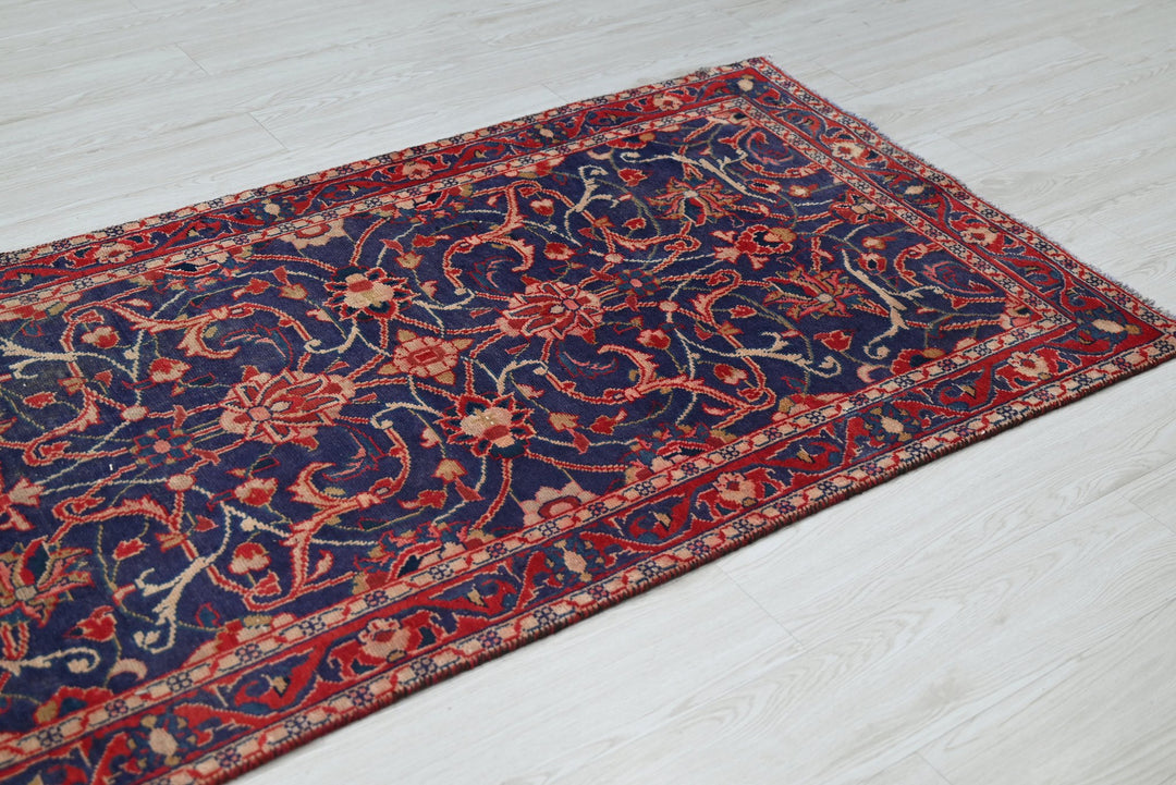 blue Runner rug 3' 2" x 13' 1"