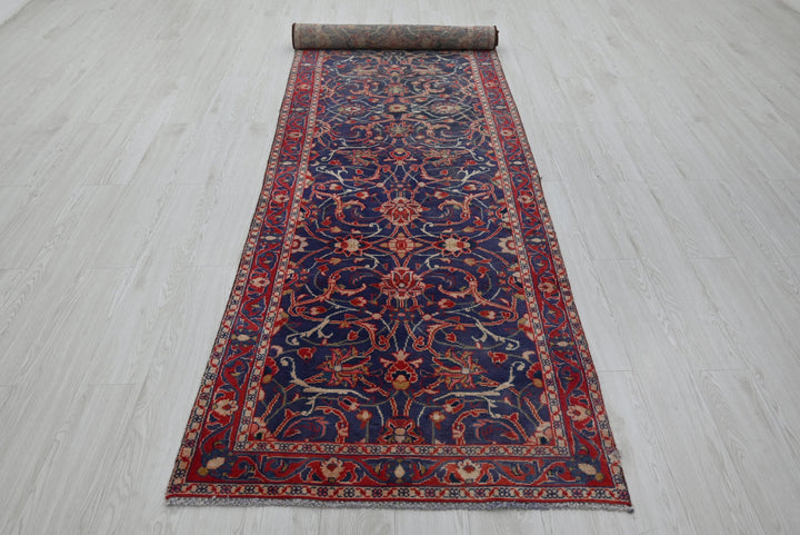 blue Runner rug 3' 2" x 13' 1"