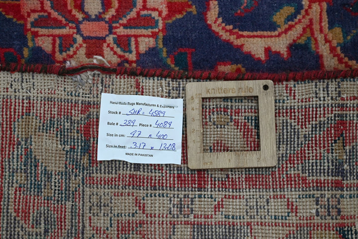 blue Runner rug 3' 2" x 13' 1"