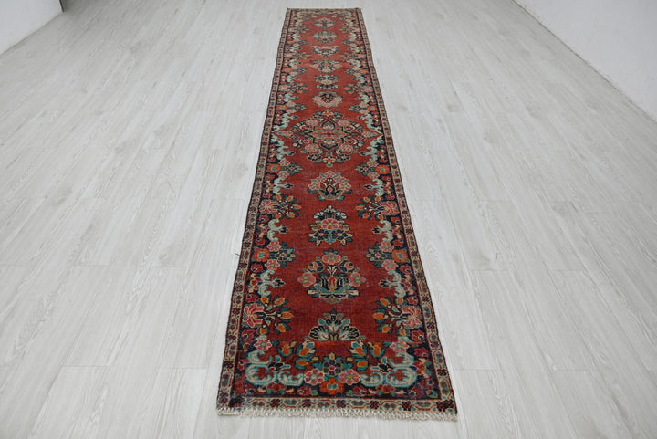 red Runner rug 2' 4" x 13' 10"