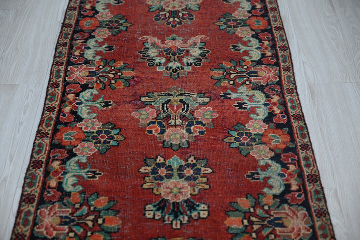 red Runner rug 2' 4" x 13' 10"