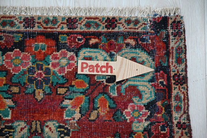 red Runner rug 2' 4" x 13' 10"