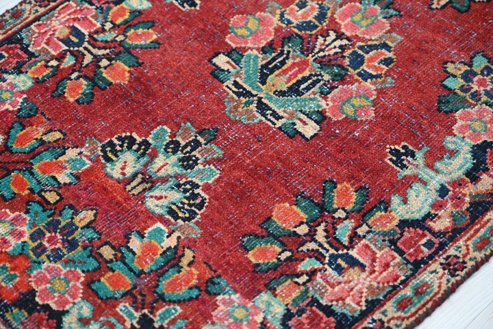 red Runner rug 2' 4" x 13' 10"