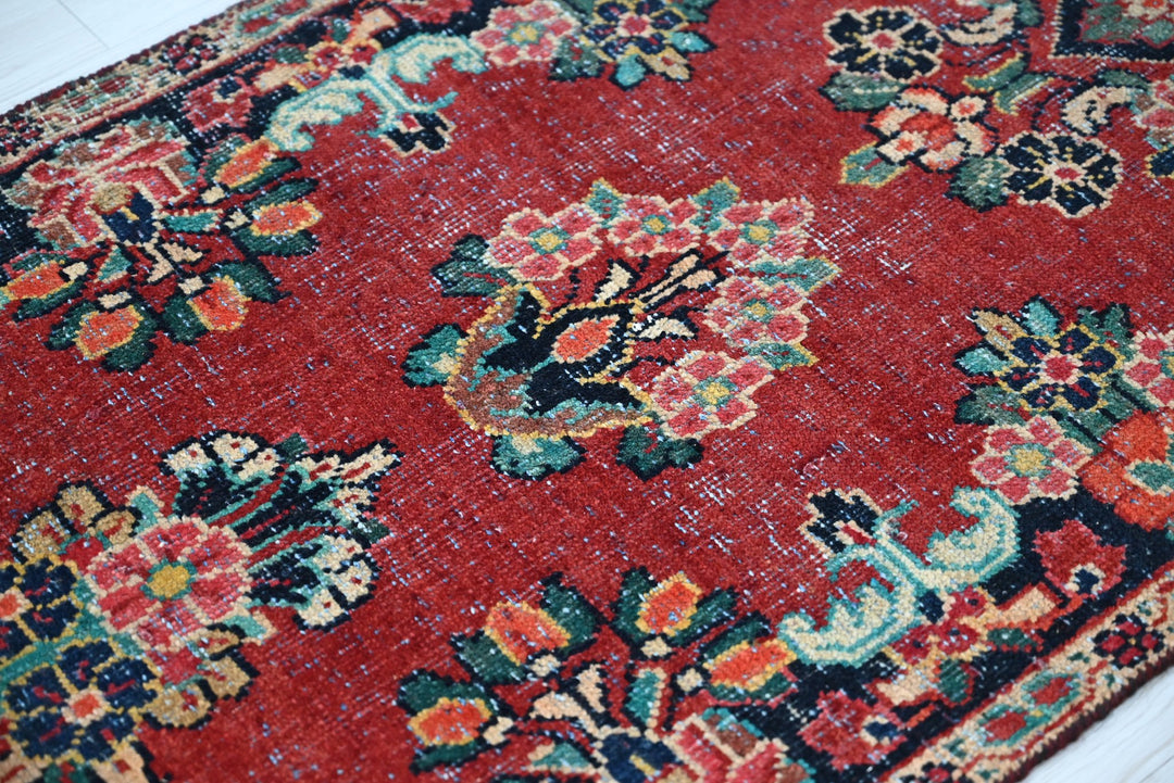 red Runner rug 2' 4" x 13' 10"