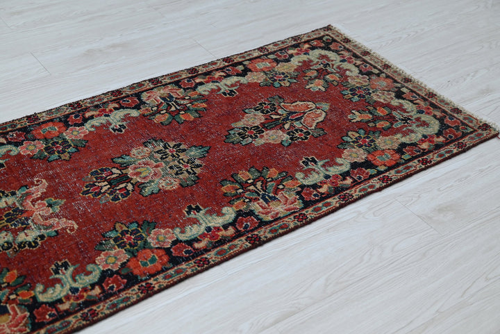 red Runner rug 2' 4" x 13' 10"
