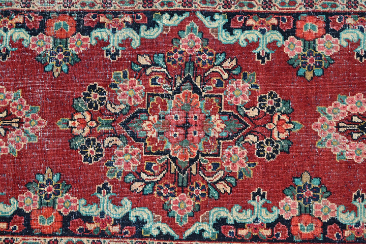 red Runner rug 2' 4" x 13' 10"