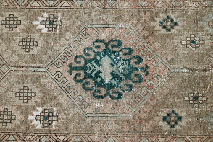 brown Runner rug 3' 1" x 13' 1"
