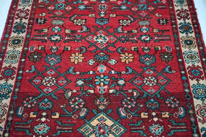 red Runner rug 2' 10" x 9' 1"