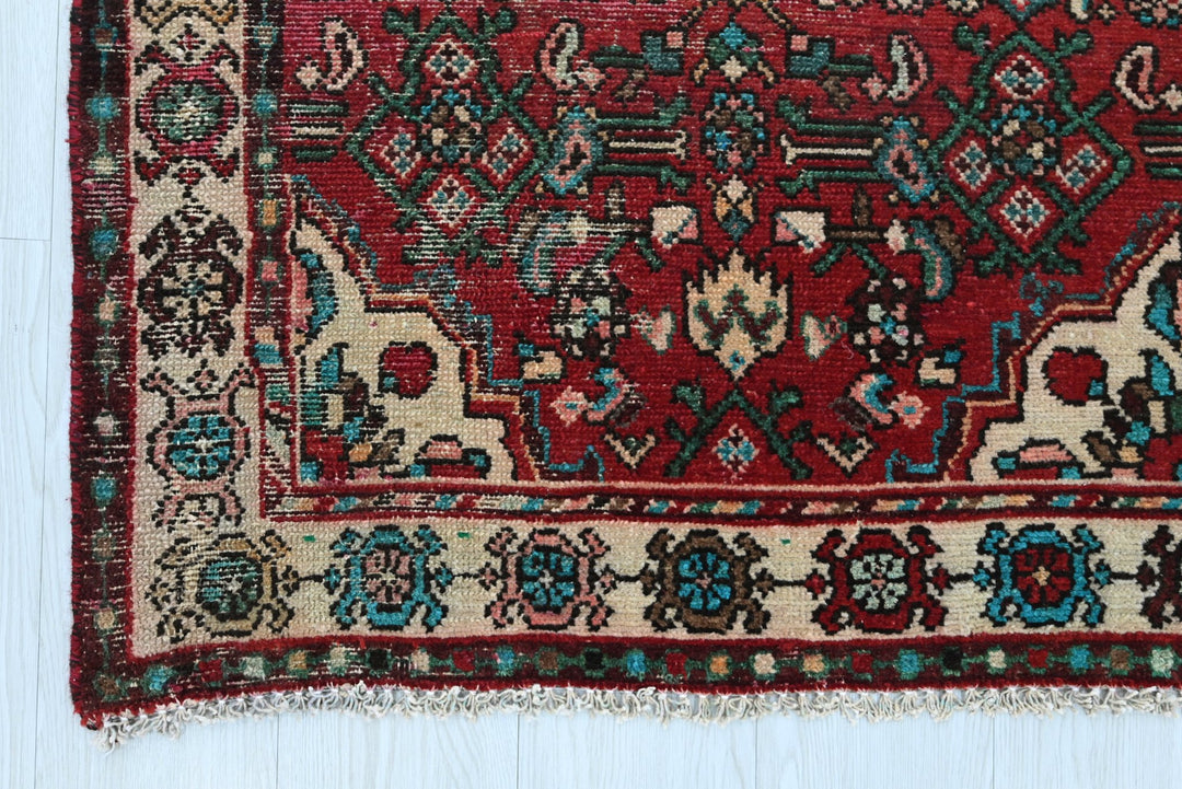 red Runner rug 2' 10" x 9' 1"