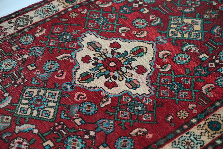 red Runner rug 2' 10" x 9' 1"