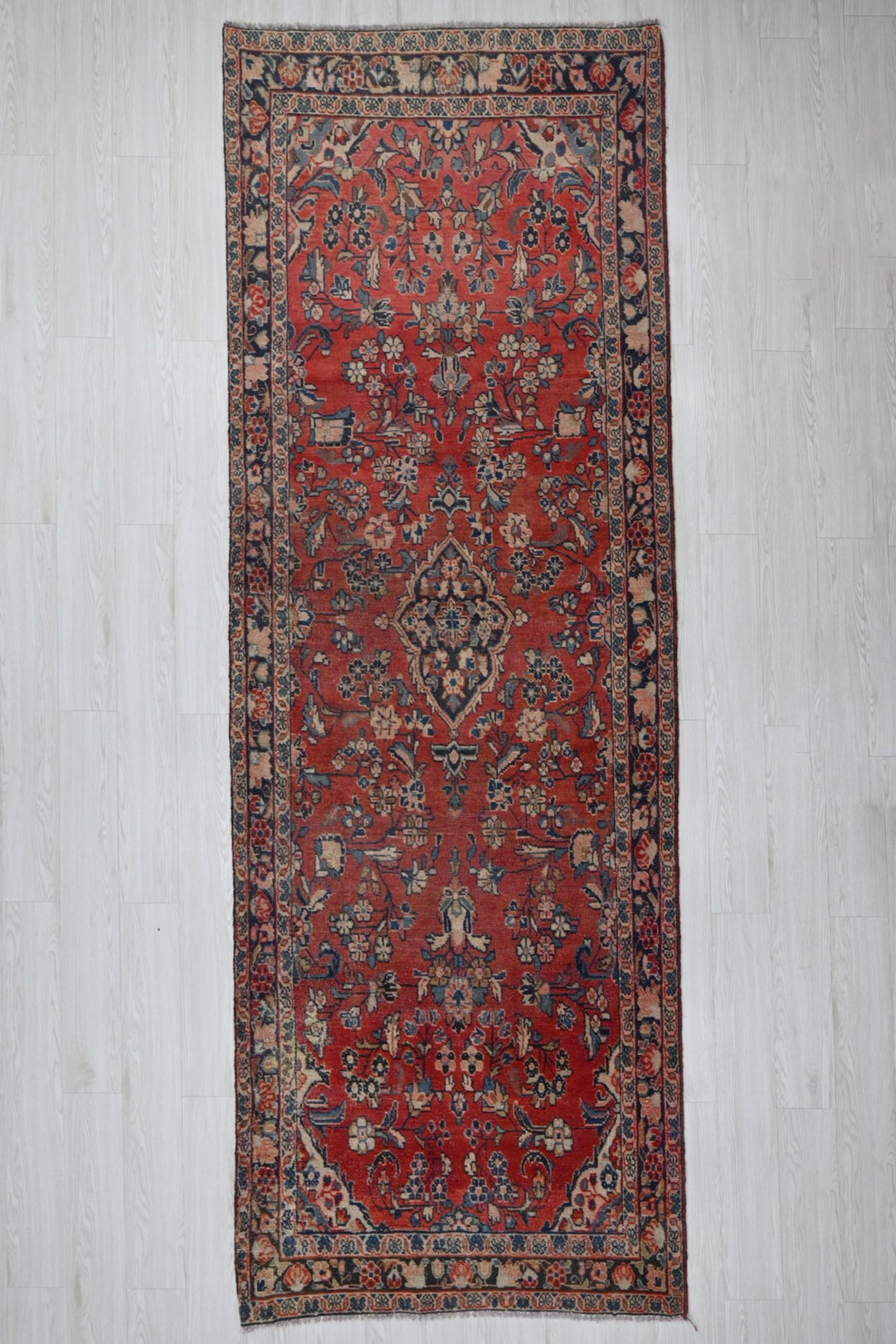 red Runner rug 3' 9" x 10' 2"