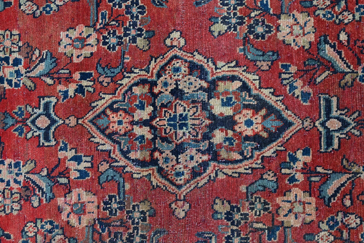 red Runner rug 3' 9" x 10' 2"