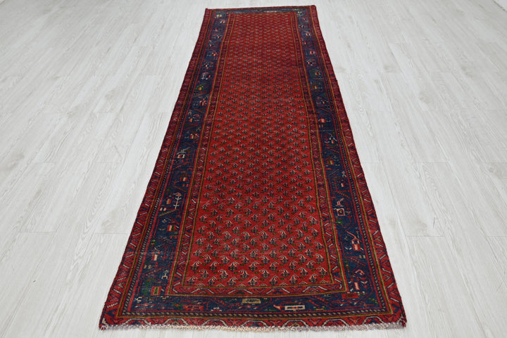 red Runner rug 3' 1" x 9' 11"