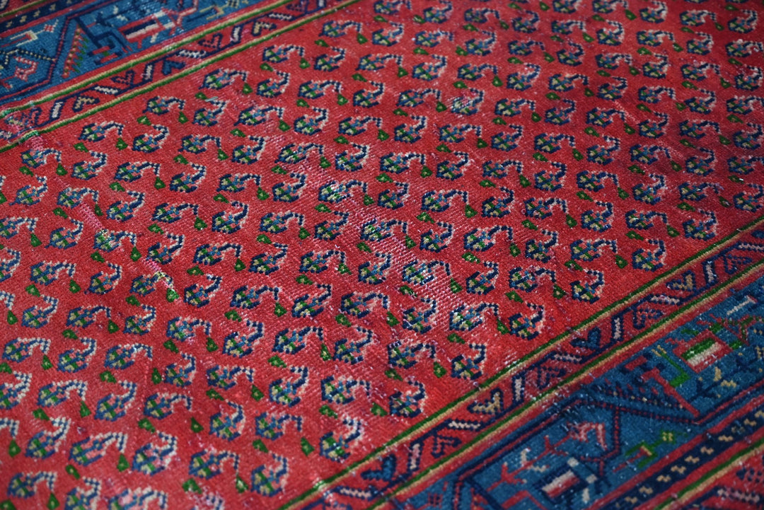 red Runner rug 3' 1" x 9' 11"