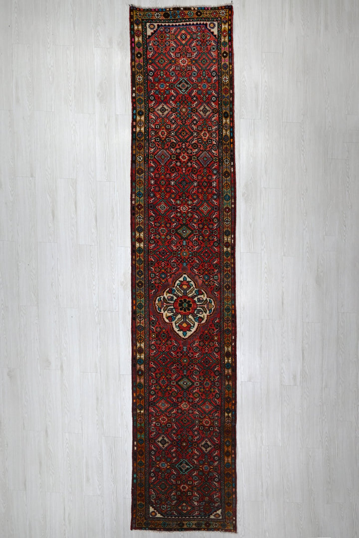 red Runner rug 2' 6" x 12' 2"