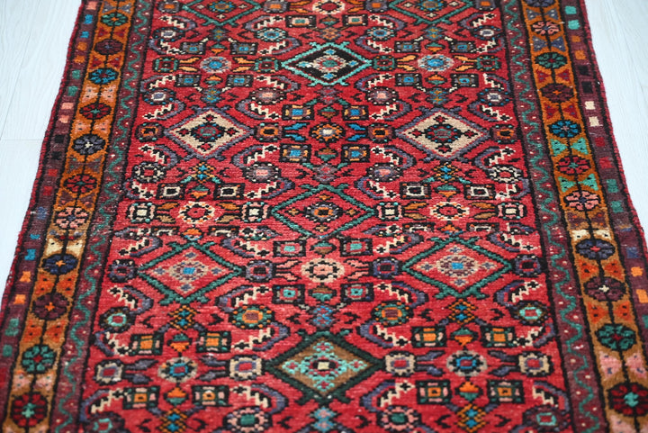 red Runner rug 2' 6" x 12' 2"