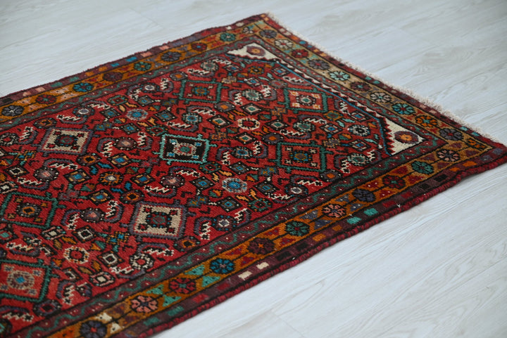red Runner rug 2' 6" x 12' 2"