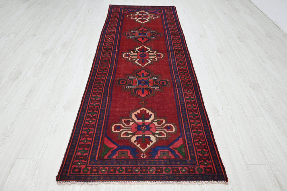 red Runner rug 3' 6" x 10' 2"