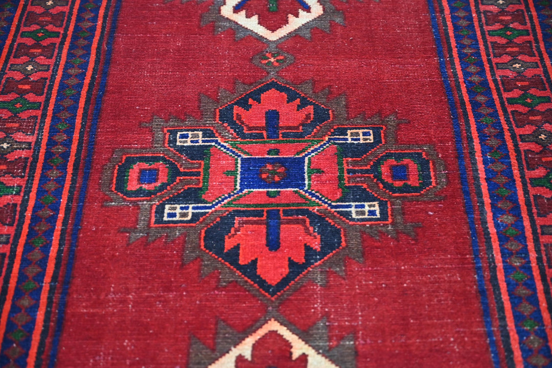 red Runner rug 3' 6" x 10' 2"