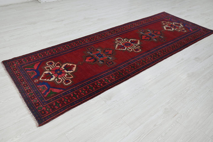 red Runner rug 3' 6" x 10' 2"