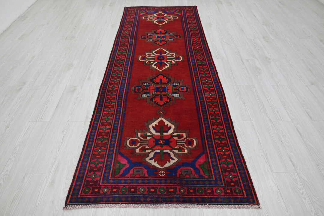 red Runner rug 3' 6" x 10' 2"