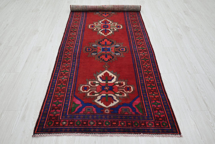 red Runner rug 3' 6" x 10' 2"