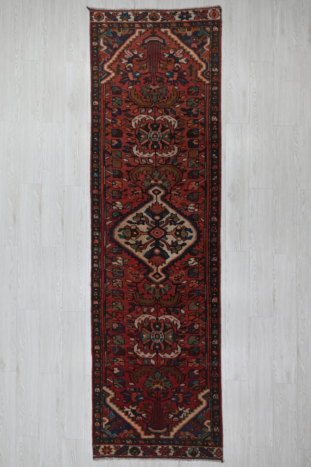red Runner rug 2' 10" x 10' 7"