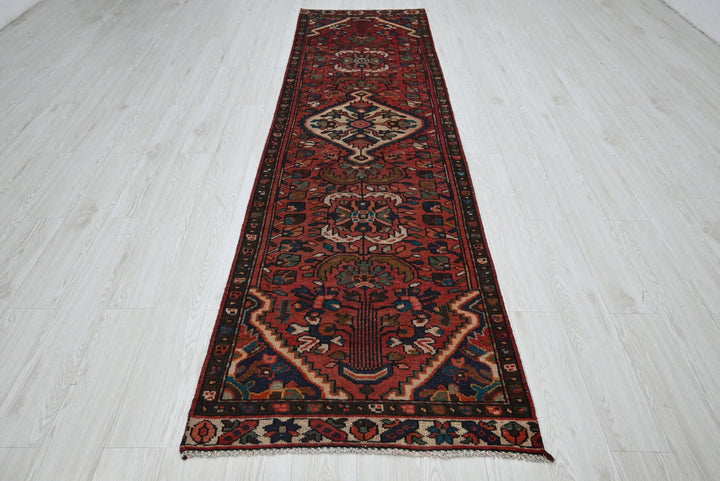 red Runner rug 2' 10" x 10' 7"