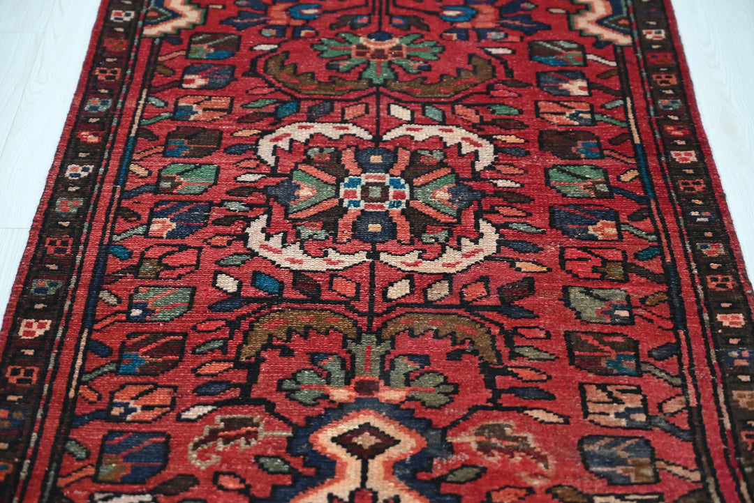 red Runner rug 2' 10" x 10' 7"
