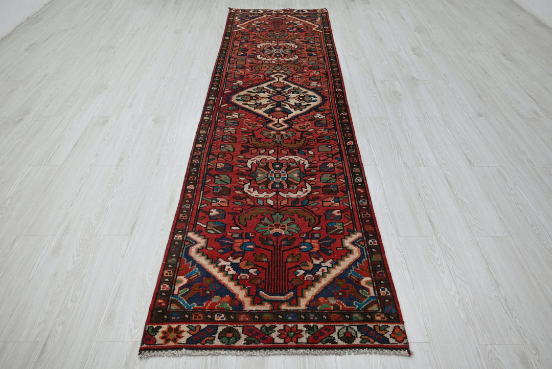 red Runner rug 2' 10" x 10' 7"
