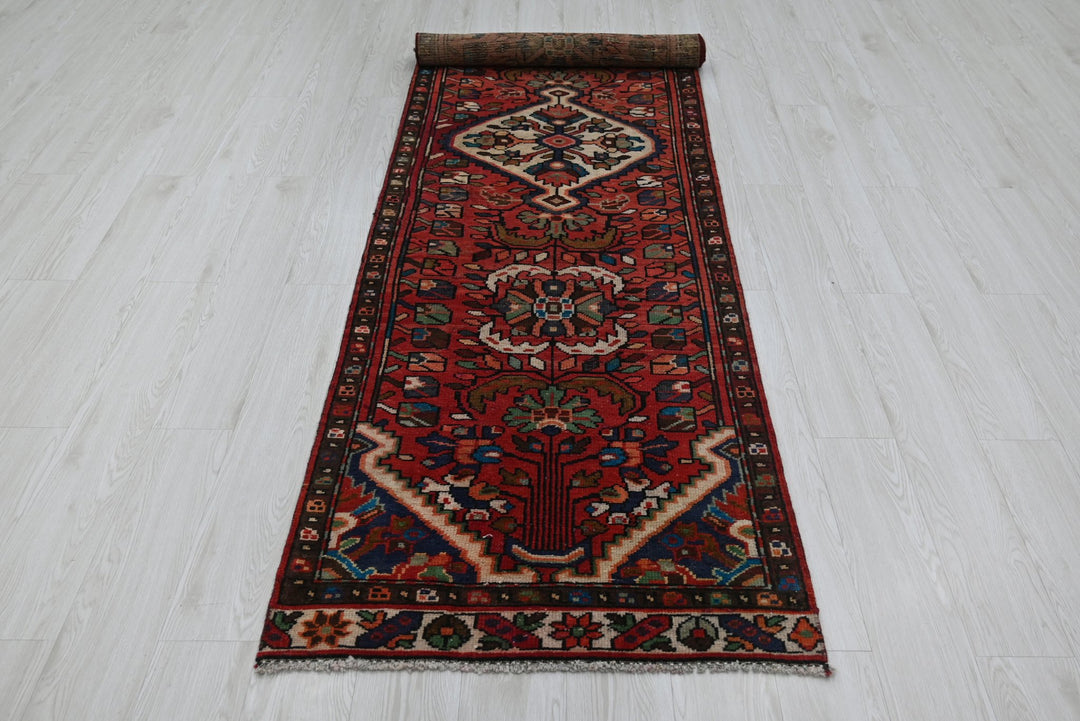 red Runner rug 2' 10" x 10' 7"
