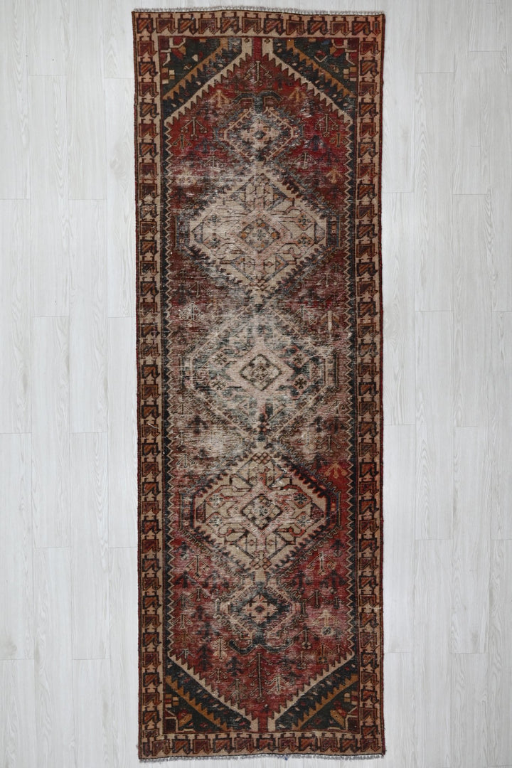 red Runner rug 3' 2" x 9' 6"