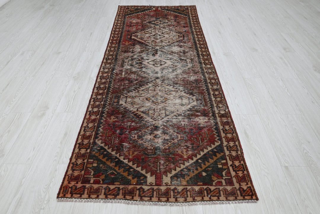 red Runner rug 3' 2" x 9' 6"