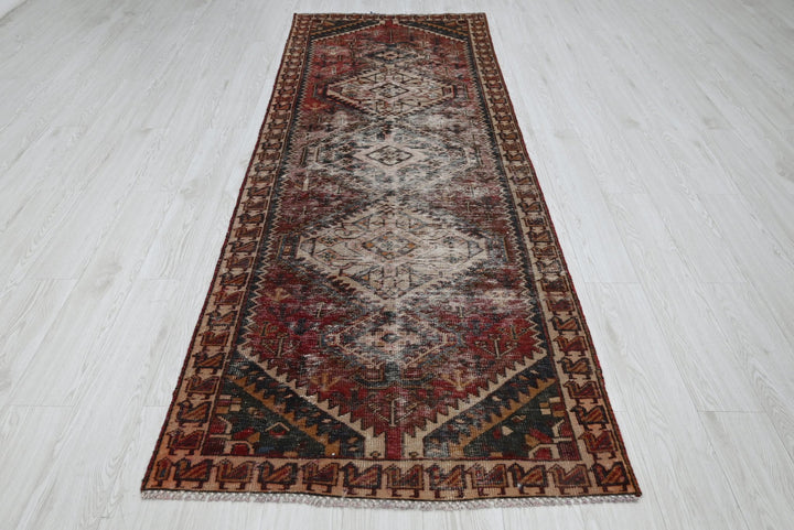 red Runner rug 3' 2" x 9' 6"