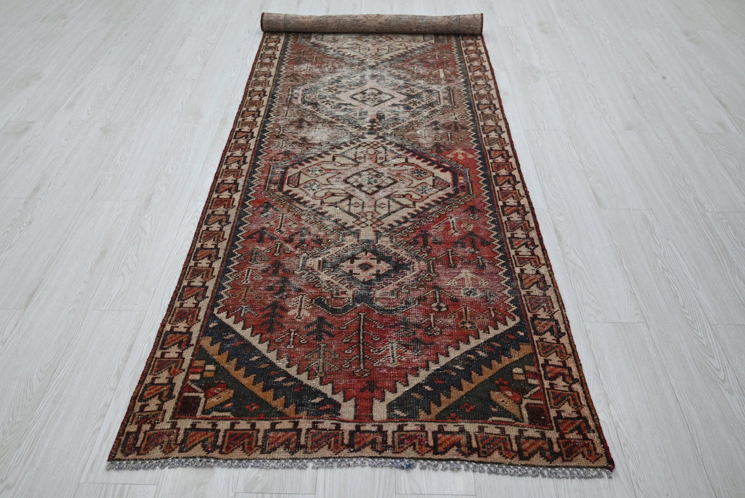 red Runner rug 3' 2" x 9' 6"