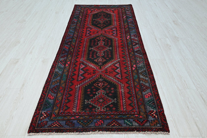 red Runner rug 3' 4" x 8' 3"
