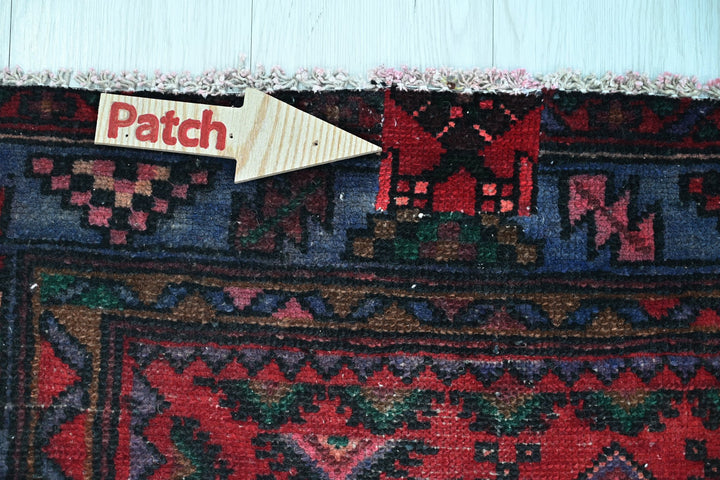 red Runner rug 3' 4" x 8' 3"