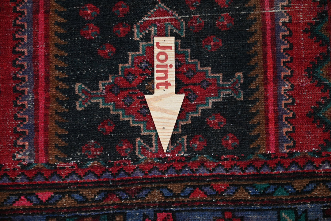 red Runner rug 3' 4" x 8' 3"