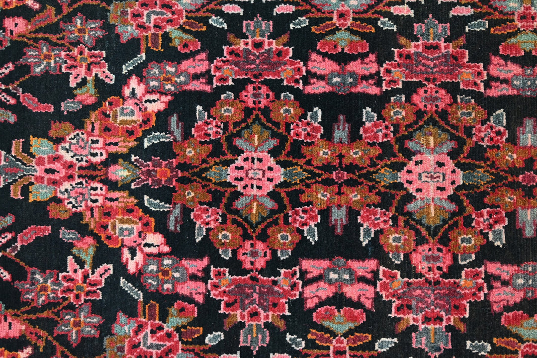 black Runner rug 3' 2" x 7' 7"