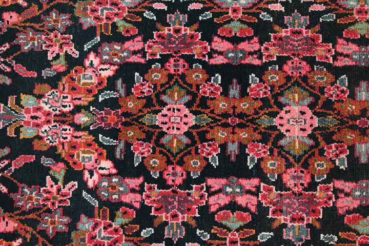 black Runner rug 3' 2" x 7' 7"
